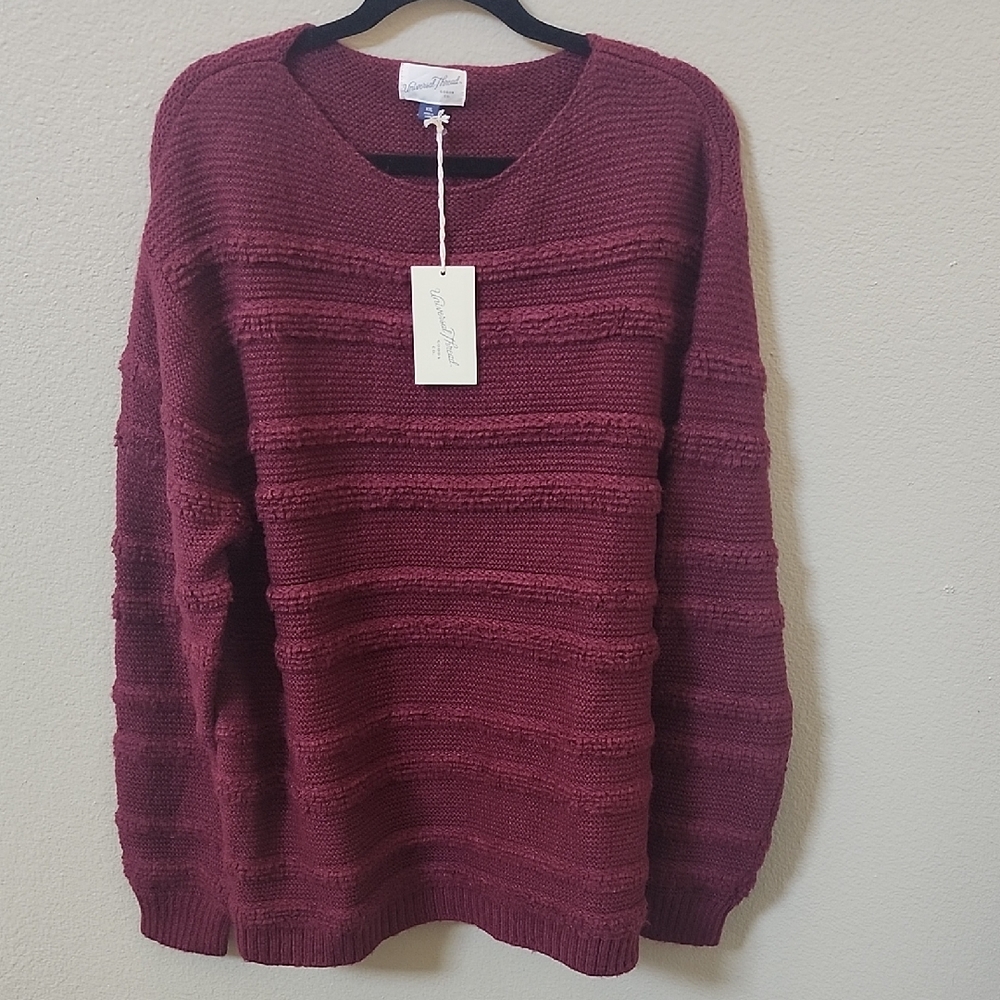 Universal Thread Maroon Crew Neck Sweater